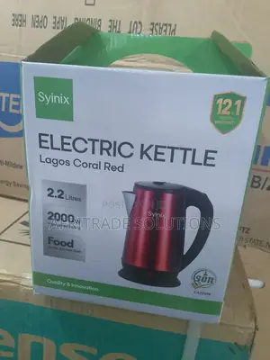 Syinix 2.2 L Electric Kettle With Boil-Dry Protection