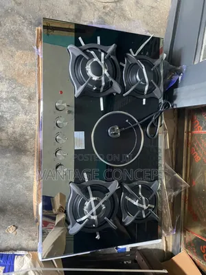 4 Burner Gas Cooker and 1 Electric