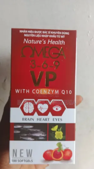 Omega 3-6-9 With Coenzyme Q10 X 100 Softgels