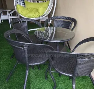 Weather Resistant Rattan Outdoor Table