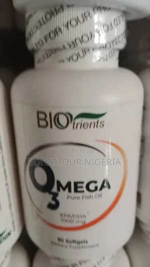 Omega 3 Fish Oil 1000mg X 60 Softgels