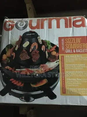 Gourmia Electric Raclette Table Top Party Person Vertical Grilling