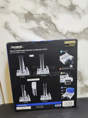 Multi-Function Ps5 Cooling Dock – With Led Light