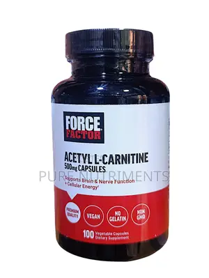 Force Factor Acetyl L-Carnitine 500mg - Brain, Nerve Energy 100 Caps