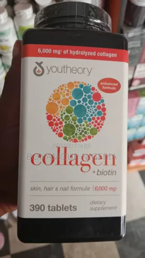 Youtheory Collagen + Biotin 6000mg X 390 Tablets