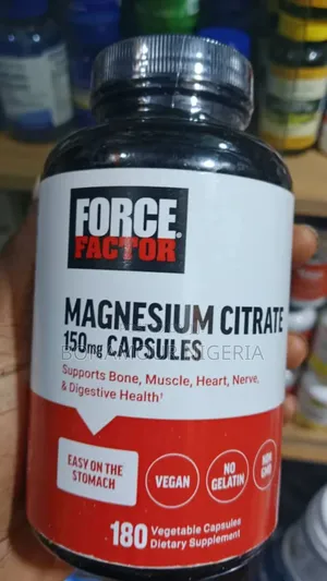 Force Factor Magnesium Citrate 150mg X 180 Capsules
