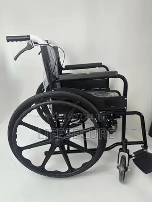 Top Durable Manual Wheelchair (Large Rear Wheels Handle Brakes)