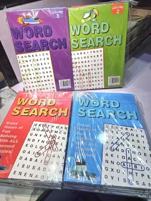 Word Search Puzzle Books [ Volume 1 , 2 , 3 and 4 ]