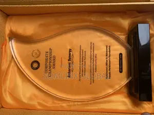 Mango Glass Plaque (Award) With Printing