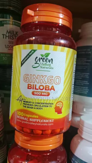 Ginkgo Biloba 500mg X 100 Caps