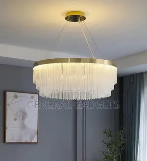 Luxurious Crystal Chain Chandelier Light