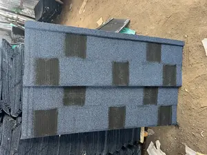 Quality Blue Shingle With Black Patch With 50 Yrs Warranty