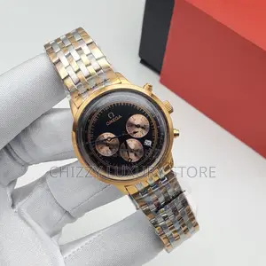 Omega Quality Luxury Ladies Chain Strap Wristwatch