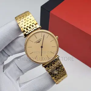 Longines Quality Luxury Ladies Chain Strap Wristwatch