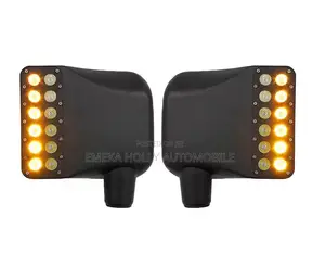 Jeep Wrangler Side Mirrors Cover Led Left and Right Side Set 