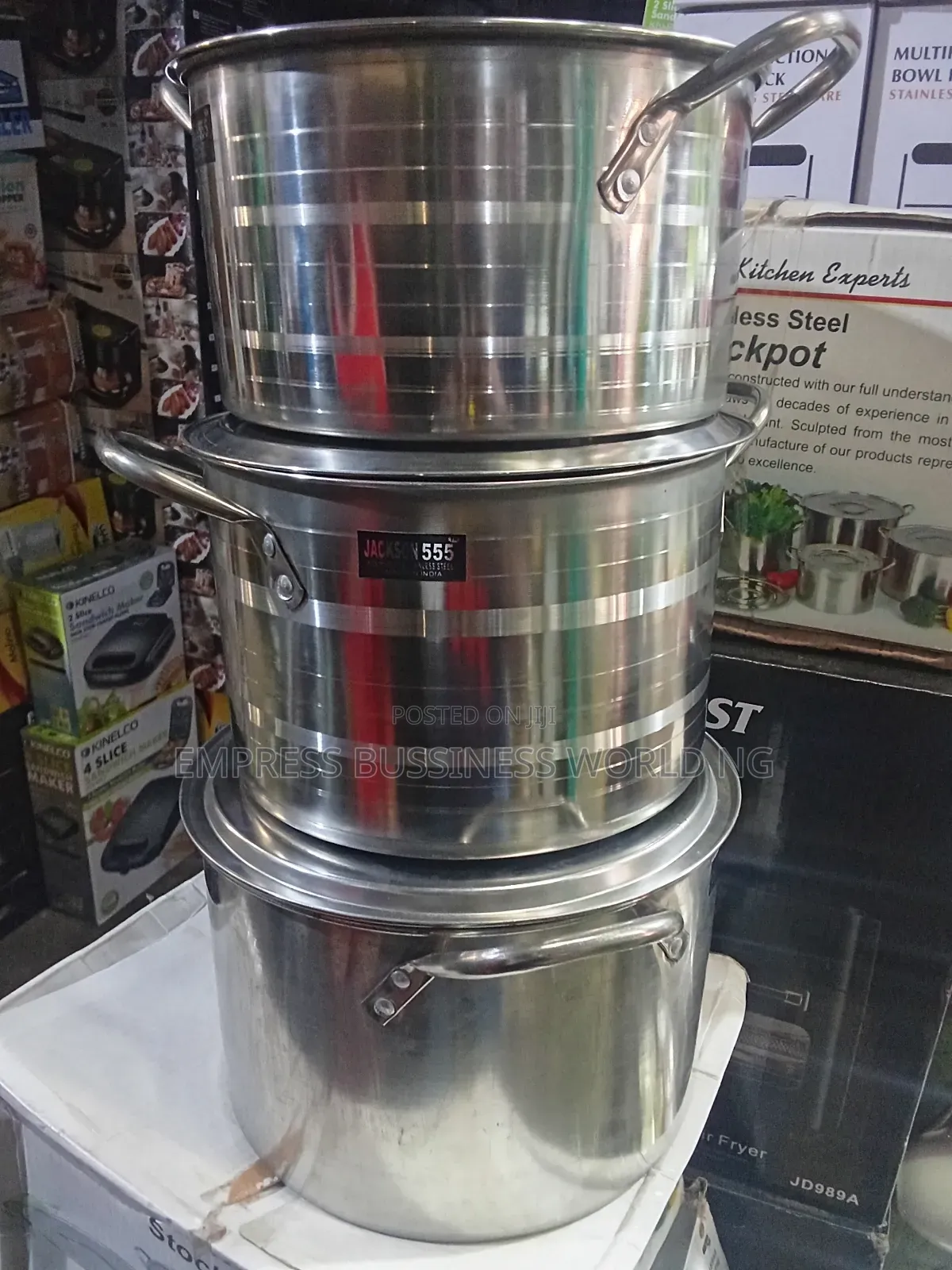 3pcs Stainless Pots