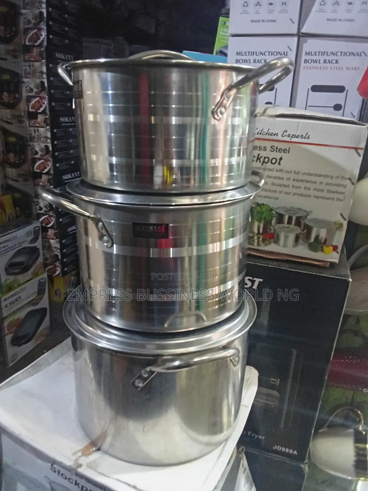 3pcs Stainless Pots