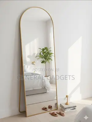 Gold Standing Mirror