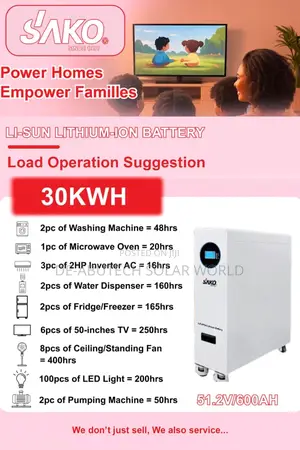 30 KWH Lithium Ion Battery