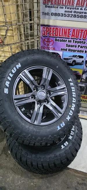 Complete 5set Of Rims With Tyres Toyota Hilux 2023 Model