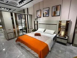 Modern 6x7 Bed Set With Headboard