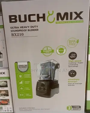 Buchymix Ultra Heavy Duty Soundproof Blender With Manual Control Bx210