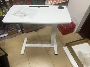 Adjustable Laptop Table With Lever Wheels