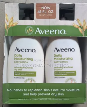 Aveeno Daily Moisturizing Body Lotion -2 Pack 24 Fl Oz (709 Ml)