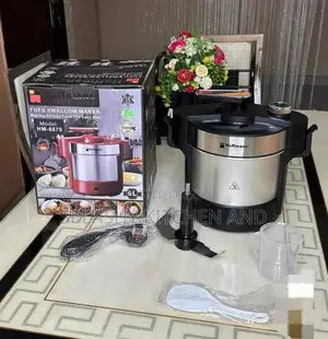 Hoffmans Automatic Yam Pounder/Fufu Swallow Maker (Cook Pound)