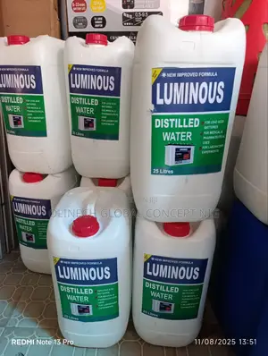 25 Liters Luminous Tubular Distilled Water