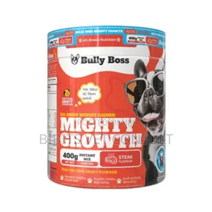 Bully Boss Mighty Growth Powder Chicken and Steak Flavor