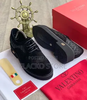 Original Valentino Suede Loafers Brogue Shoes