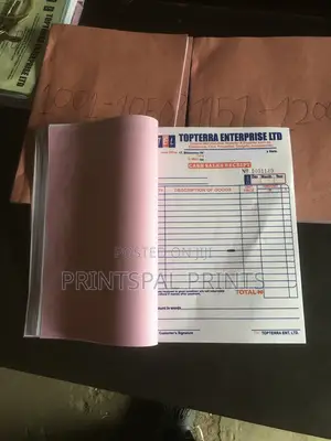 Receipt/Invoice Printing ( Booklets)