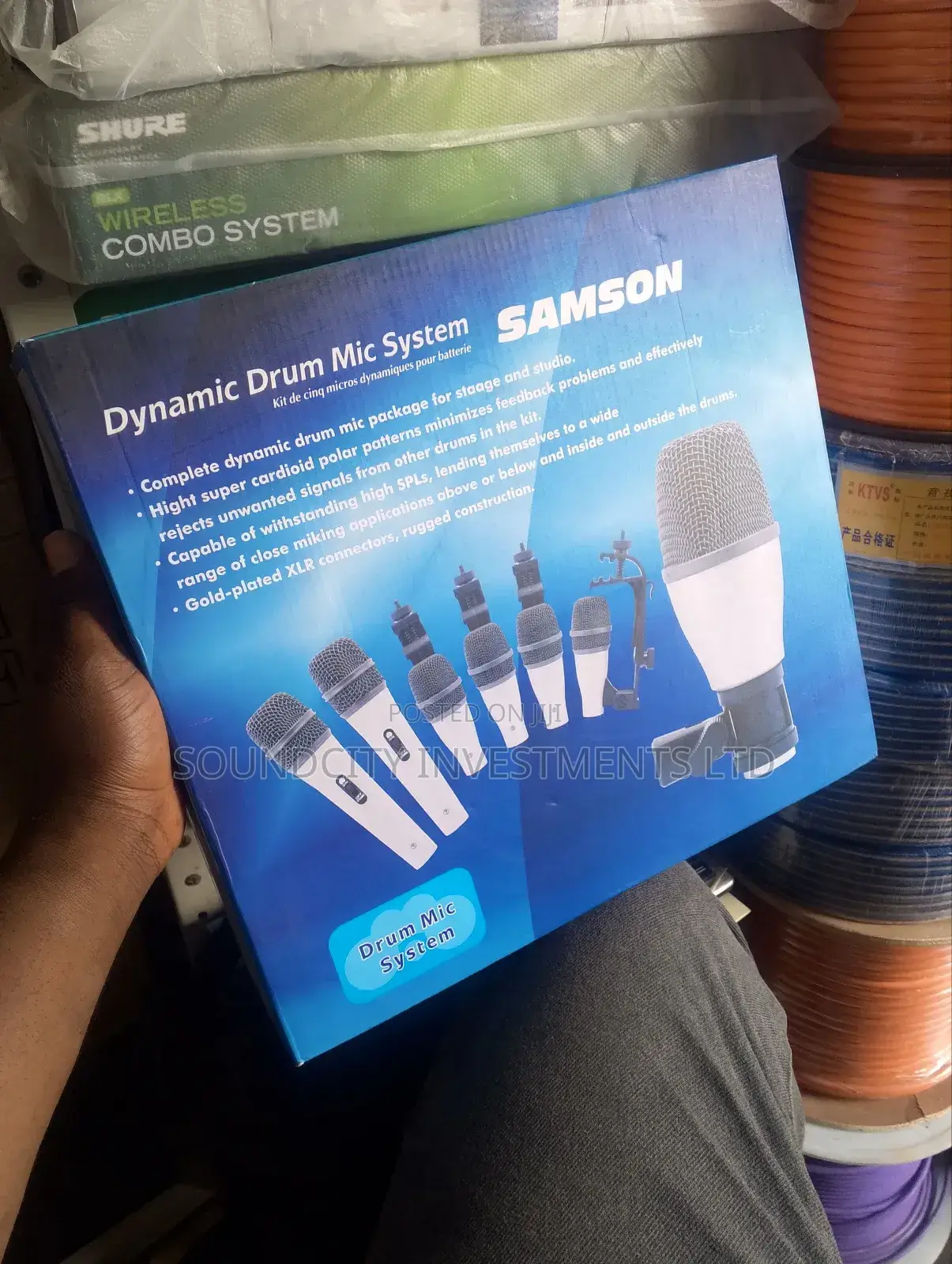 Samson 5kit & 7kit Drum Microphones.