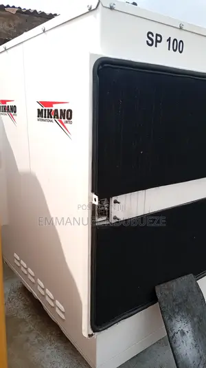 100kva First Grade Fairly Used Mikano Soundproof Generator