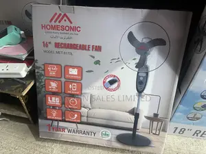 Homesonic 16” Rechargeable Fan