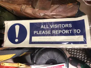 All Visitors Please Report To