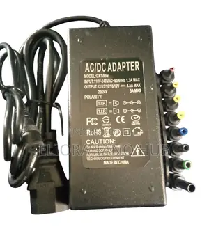 Multiple Connector Power Adapter Dc 12v, 15v, 16v, 18v, 19v, 20v, 24v