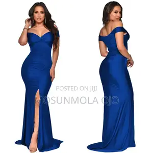 Sexy Satin Maxi Dress a Line v Neck Evening Wedding Prom Gown / Dress