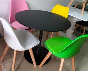 Modern Multi Color Restaurant Chair and Table
