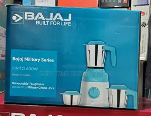 Bajaj 3in1 Finito 600watts Mixer Grinder (Military Series)