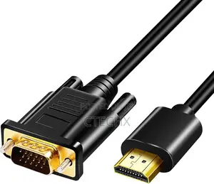10 Meter Hdmi to Vga Adapter Cable, Gold Plated for Pc, Projector,Hdtv