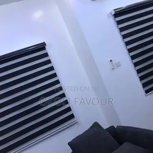 Plain Black Window Blinds