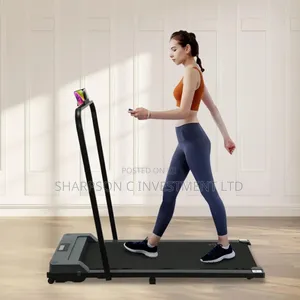 Platform Treadmill Portable Under Desk Electric Treadmill for Home
