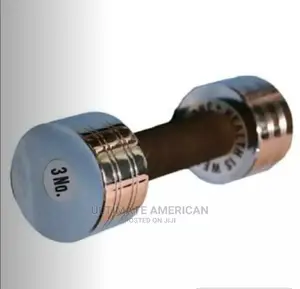 Brand New 3kg Chrome Dumbbell