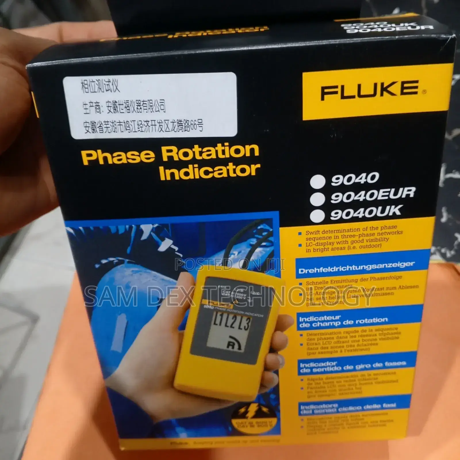 Fluke 9040 Phase Rotation Indicator