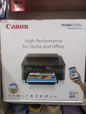 Canon Pixma Ts705a Photo,Cd, Id Card, A4 Printer