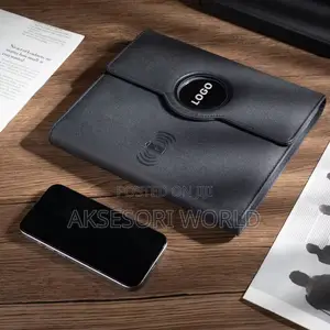 Smart Notebook With Power Bank Wireless Charging Phone Stand