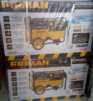 Firman Ac6000e2 Generator.