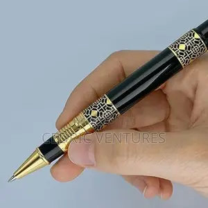 Executive Black Golden Carving Ballpoint Pen